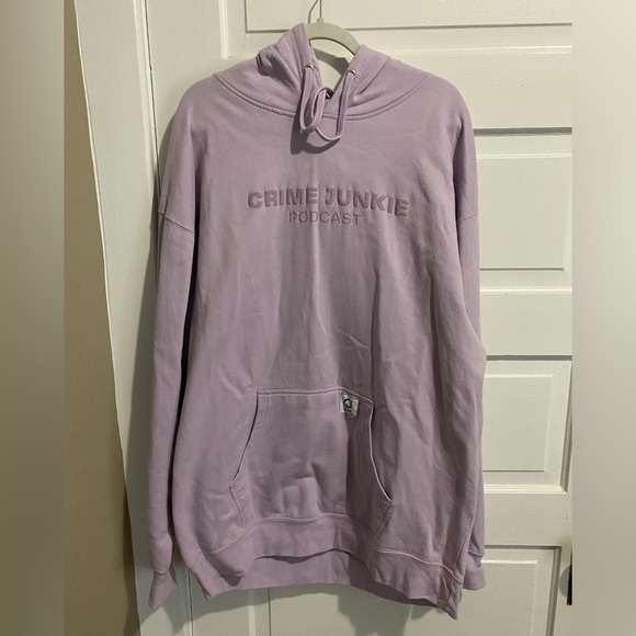 Crime Junkie Podcast Lilac Hoodie - Picture 1 of 7